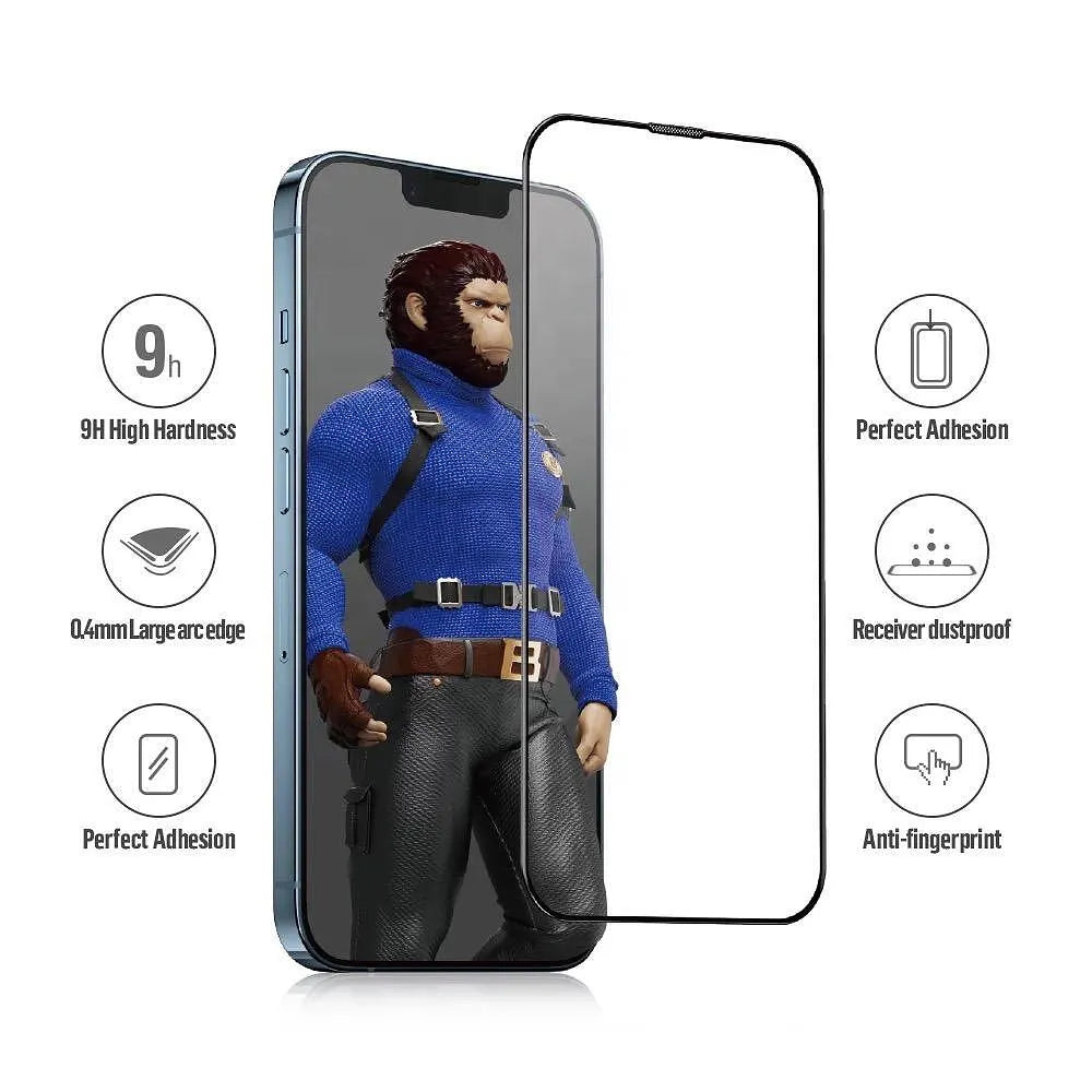 Blueo Dust Proof HD 3D Tempered Glass за iPhone 17 Pro Max