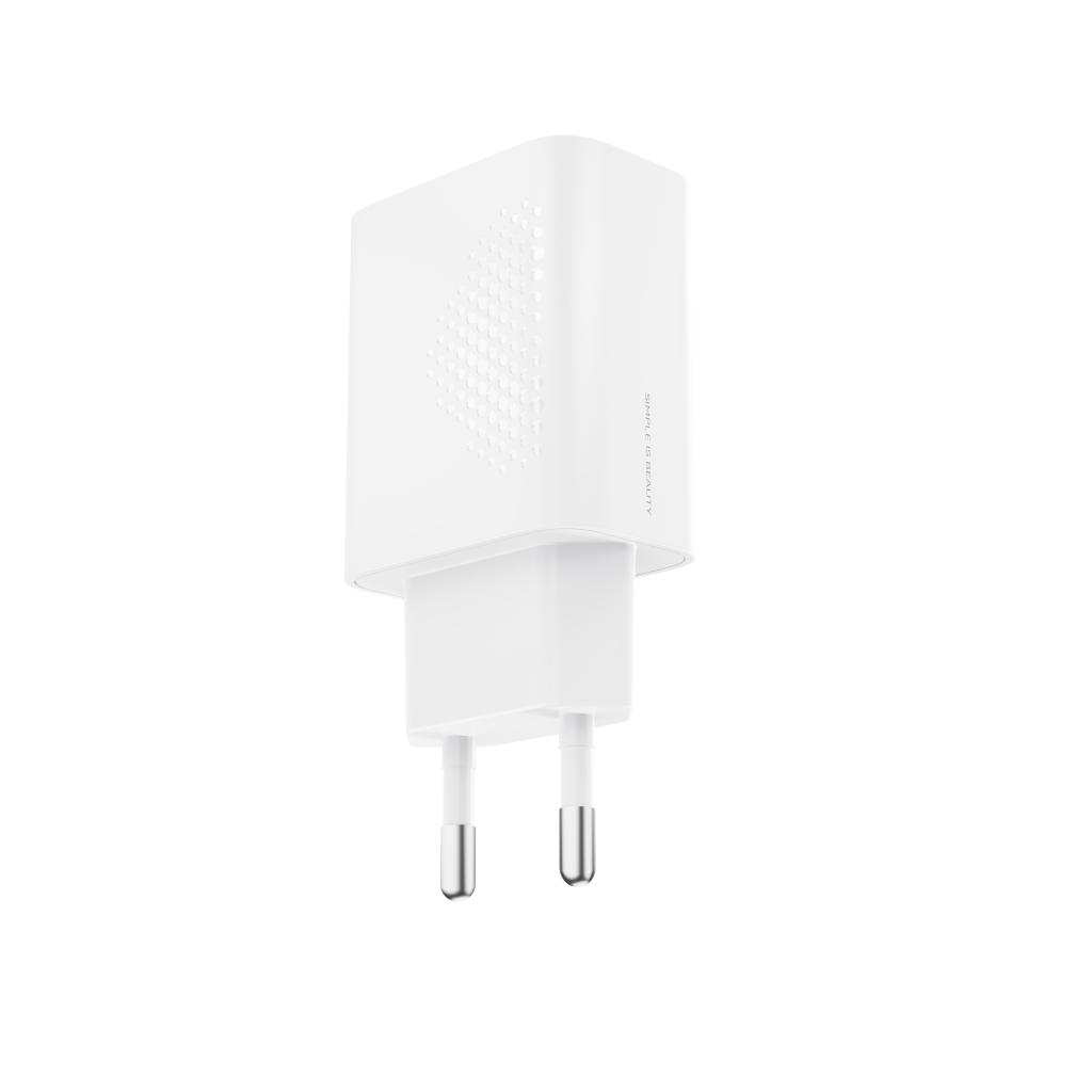 XO 220V 18W, USB-A + кабел USB-A - Micro, L159 /бял/