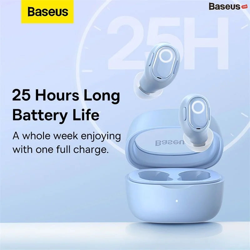 BASEUS HF TWS, Bowie WM02 /бели/ - NGTW180302