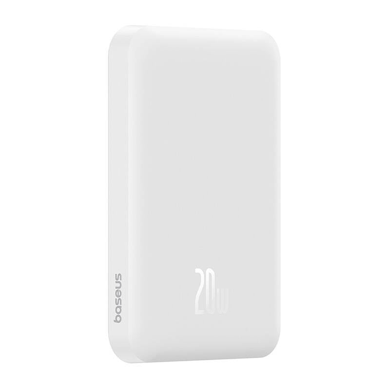 BASEUS Power Bank 5000 mAh 20W, Mini Magnetic /бял/ - P10022107223-00