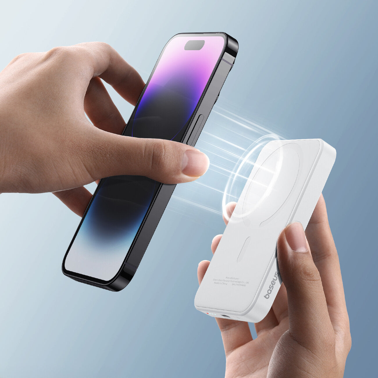 BASEUS Power Bank 5000 mAh 20W, Mini Magnetic /бял/ - P10022107223-00