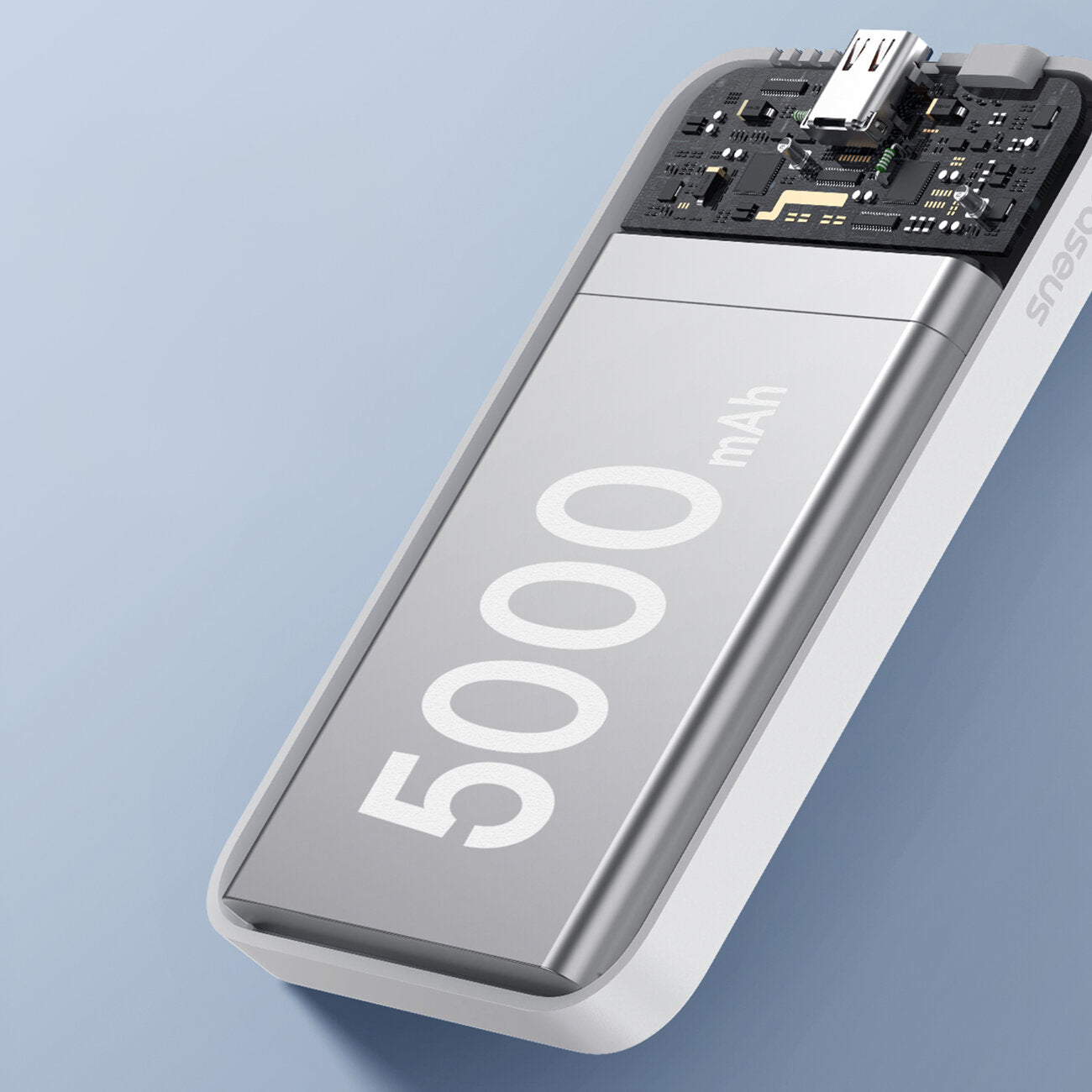 BASEUS Power Bank 5000 mAh 20W, Mini Magnetic /бял/ - P10022107223-00